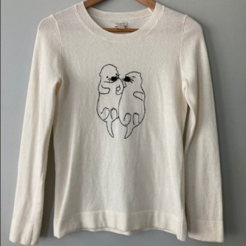 J. Crew otter sweater